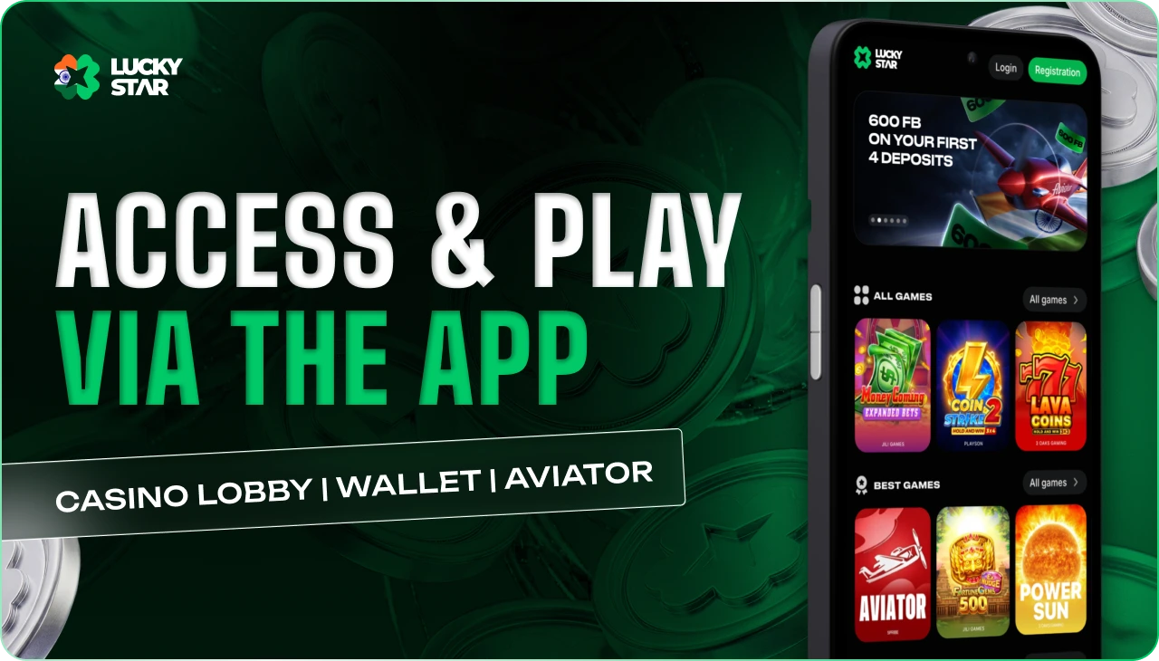 Mobile application access with integrated gameplay and account management functions